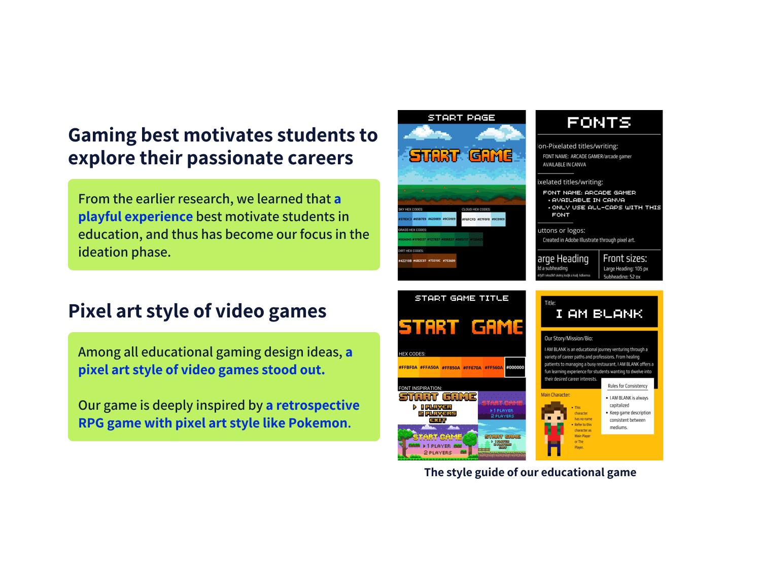 The Ideation and the design objectives we sought to balance.